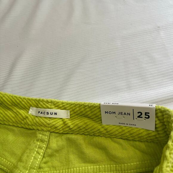 NWT Pacsun Mom Jean Corduroy Pants Size 25 New - Picture 7 of 9